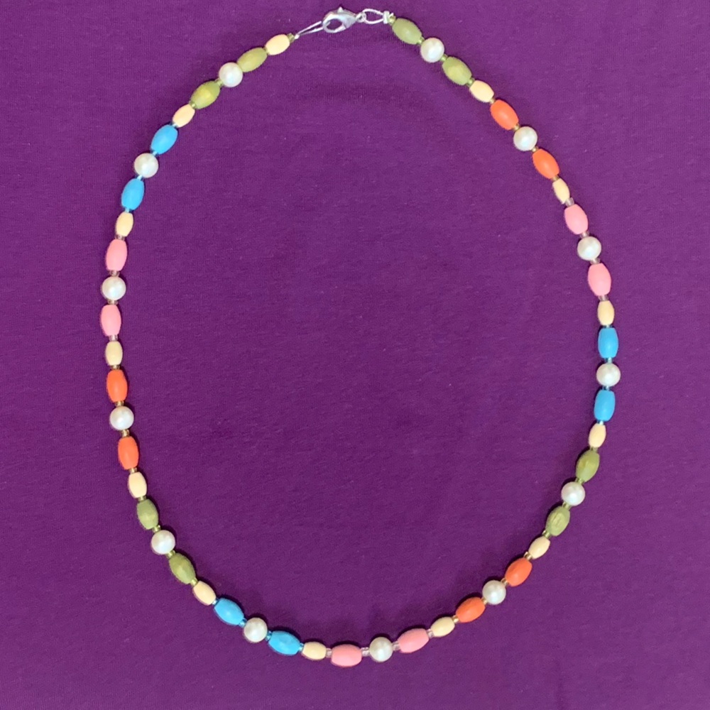 Handmade Springtime Necklace - Picture 2 of 10